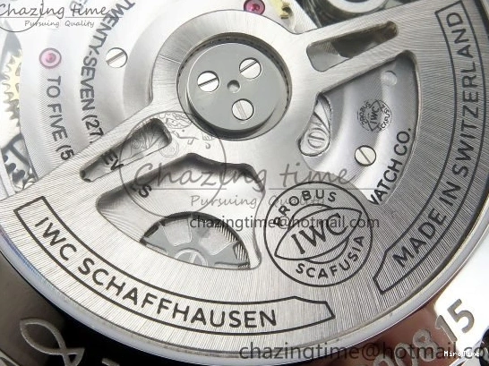 MIROTIME 0301 Reliable Portuguese Chrono IW3716 Z+F 1:1 Best Edition Red Dial on Red Rubber Strap A 7015